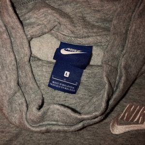 grey nike sweater